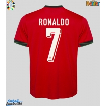 Portugal Cristiano Ronaldo #7 Hjemmedrakt EM 2024 Kortermet